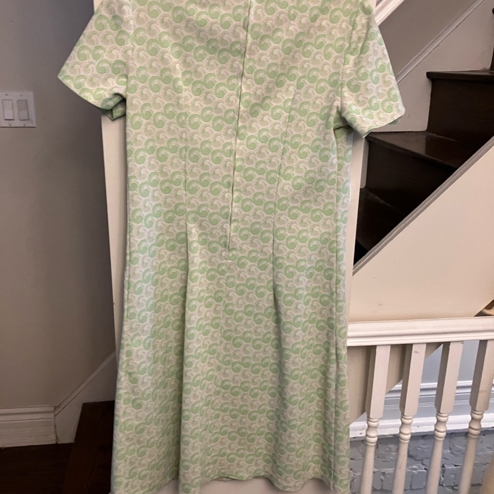Chic Mint Patterned Mini Dress - Picture 7 of 7